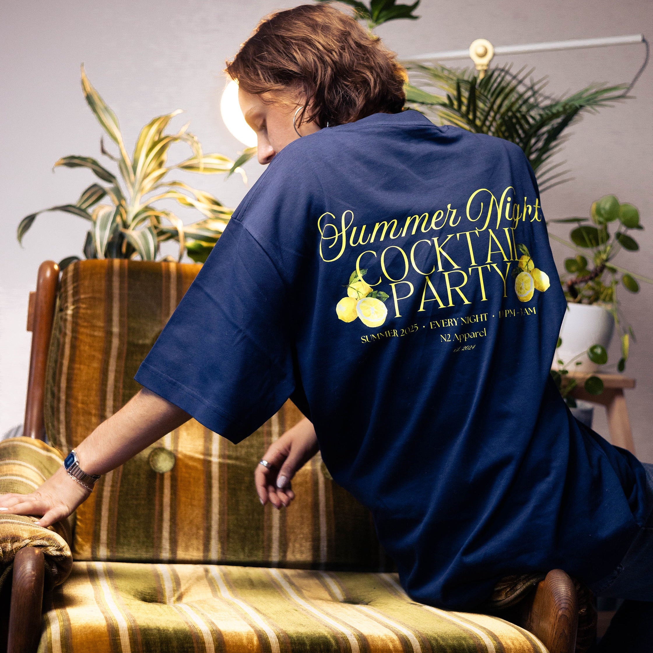 Summer night cocktail party oversized T-Shirt – N2 Apparel